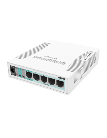 MikroTik CSS106 5x GbE + 1x SFP Managed Desktop Switch