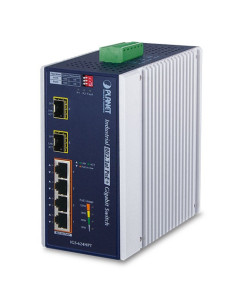 PLANET Industrial 4-Port 802.3at 30W PoE + 2-Port SFP Gigabit Ethernet Switch