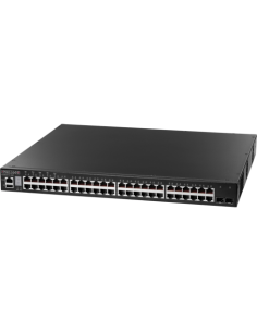 EDGECORE 48-Port 802.at PoE + 2-Port 10G SFP + 1 Dual Port 10G Slot Gigabit Switch