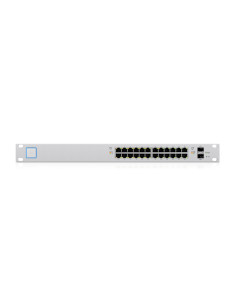 Ubiquiti UniFi 24-Port 24V Passive / 802.3at PoE + 2-Port SFP Managed Gigabit Switch US-24-250