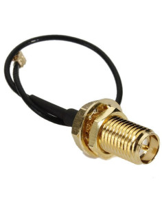 RP-SMA to UFL Bulkhead Pigtail 13cm