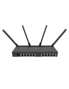 MikroTik RouterBOARD 10x GbE + 1x 10G SFP+ Desktop Router w/ Dual Band WiFi, mPCIe slot