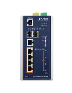 PLANET Industrial 4-Port 95W 802.3bt PoE + 1-Port 10/100/1000T + 2-Port SFP Managed Switch