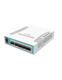 MikroTik CRS106 5x SFP + 1x GbE/SFP Combo Managed Desktop Switch