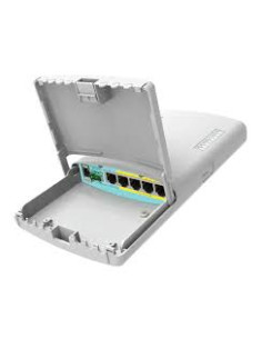 MikroTik RouterBOARD PowerBox Pro 5-Port RJ45 w/ 4-Port 802.3af/at + 1-Port SFP Outdoor Gigabit Router