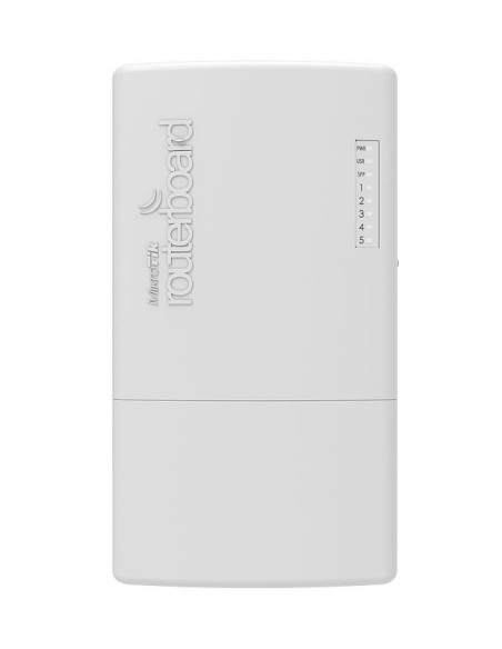 MikroTik RouterBOARD PowerBox Pro 5-Port RJ45 w/ 4-Port 802.3af/at + 1-Port SFP Outdoor Gigabit Router