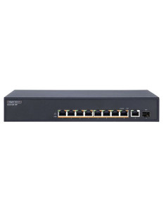 EDGECORE 9-Port RJ45 with 8-Port 802.3at PoE + 1-Port SFP Gigabit Switch