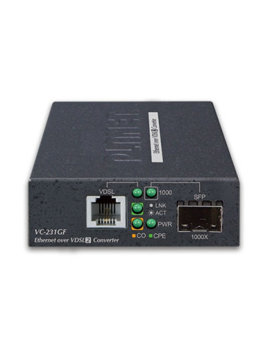 PLANET 1000X SFP Gigabit Ethernet to RJ11 VDSL2 Converter