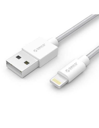 ORICO Aluminium Shielded High Density Nylon USB 2.0 to Lightning Charge & Sync Cable - 1m