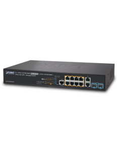 PLANET 8-Port 30W 802.3at PoE + 2-Port 1G/10G SFP+ Managed Gigabit Switch