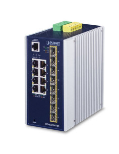PLANET Industrial 8-Port RJ45 + 8-Port 1G SFP