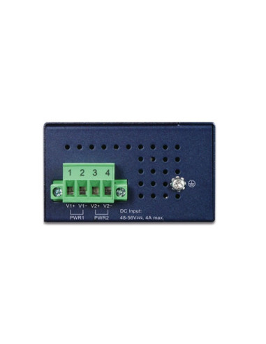 PLANET Industrial 2-port Multi-Gigabit 802.3bt PoE++ Injector Hub