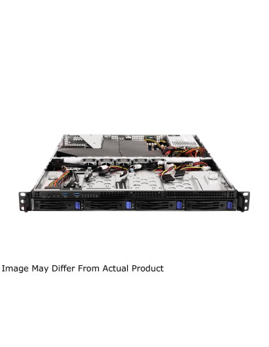 AsRock Rack 1U4LW-X470 1U Rackmount Server Barebone AMD AM4 Ryzen & Ryzen 7nm PGA1331 X470 4 x 3.5" HDD 400W PSU