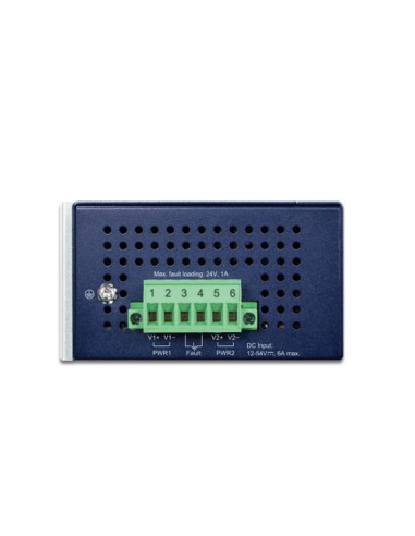 PLANET IPOE-470-12V Industrial 4-port Gigabit 802.3bt PoE++ Injector Hub