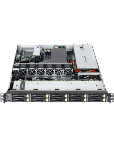 1U10E-ROME/2T 1U 10 x 2.5'' HDD Epyc Barebone with redundant PSU