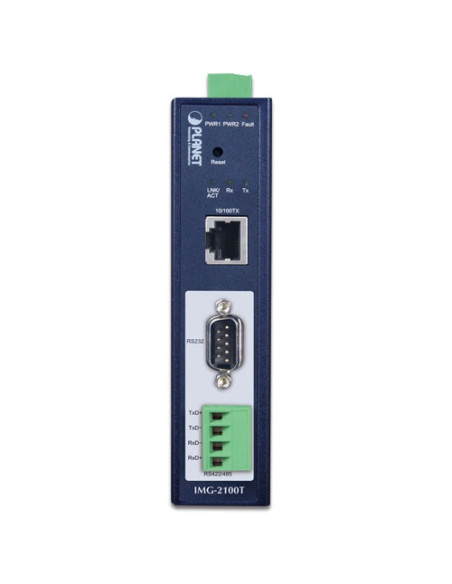 Planet IMG-2100T Industrial 1-port RS232/422/485 Modbus Gateway