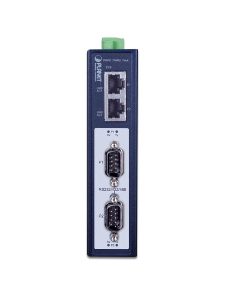 Planet IMG-2200T Industrial 2-port RS232/422/485 Modbus Gateway