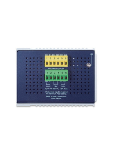 PLANET Industrial L3 16-Port 10/100/1000T 802.3at PoE + 2-Port 10/100/1000T + 2-Port 1G/2.5G SFP Managed Ethernet Switch
