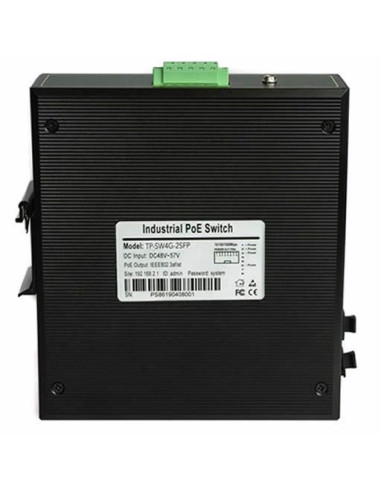 TYCON Managed Industrial 6 Port PoE+ Switch