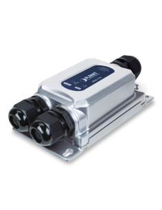 PLANET IPOE-175S Industrial IP67 802.3bt PoE++ Splitter (DC 12V, -40~75 degrees C)