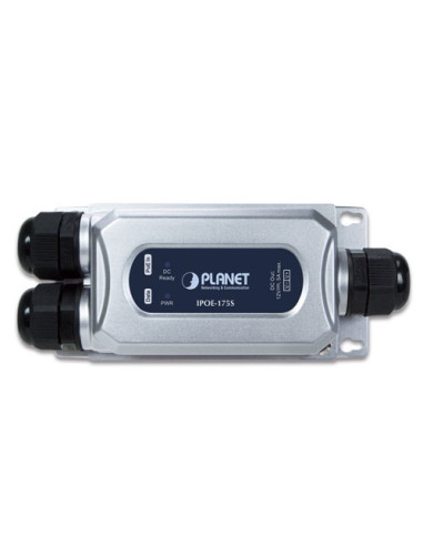 PLANET IPOE-175S Industrial IP67 802.3bt PoE++ Splitter (DC 12V, -40~75 degrees C)