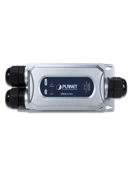 PLANET IPOE-175S Industrial IP67 802.3bt PoE++ Splitter (DC 12V, -40~75 degrees C)