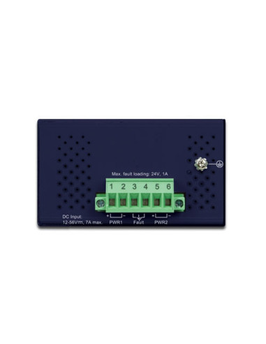 PLANET IGS-614HPT Industrial 4-Port 10/100/1000T 802.3at PoE + 1-Port 10/100/1000T + 1-Port 100/1000X SFP Gbit Ethernet Switch