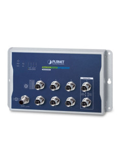 Planet WGS-5225-8MT Industrial L2+ 8-Port 10/100/1000T M12 Wall-mount Managed Switch