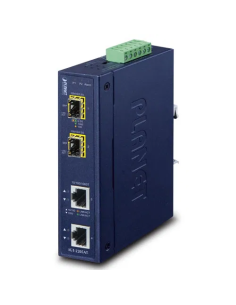PLANET IGT-2205AT Industrial 2-port 10/100/1000T to 2-port 100/1000/2500X SFP Media Converter