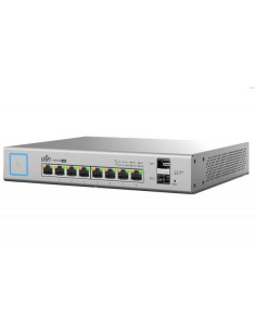 Ubiquiti UniFi 8-Port 24V Passive / 802.3at PoE + 2-Port SFP Managed Gigabit Switch