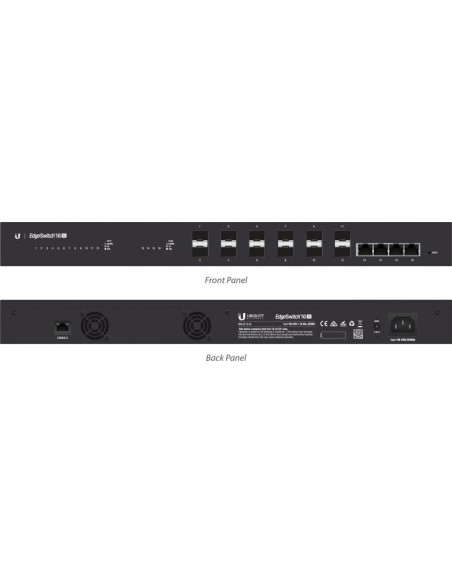 Ubiquiti EdgeMAX EdgeSwitch 16 XG Managed 10G SFP+ Aggregation Switch