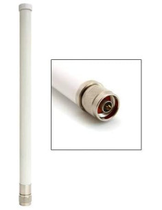 Alfa 9 dBi AOA-2458-79AF 2.4/5 GHz Dual Band Outdoor N-Female WiFi Omni Antenna
