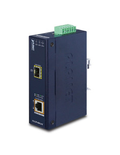 PLANET IGUP-805AT Industrial 1-Port 100/1000X SFP to 1-Port 10/100/1000T 802.3bt PoE++ Media Converter