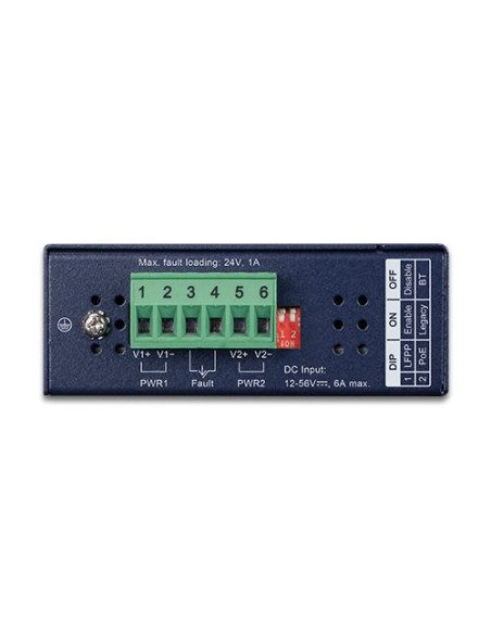 PLANET IGUP-805AT Industrial 1-Port 100/1000X SFP to 1-Port 10/100/1000T 802.3bt PoE++ Media Converter