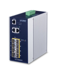 PLANET IGS-10080MFT Industrial 6-Port 100/1000X SFP + 2-Port 1G/2.5G SFP + 2-Port 10/100/1000T Managed Switch
