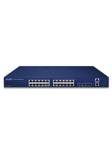 PLANET SGS-5240-24T4X Layer 2+ 24-Port 10/100/1000T + 4-Port 10G SFP+ Stackable Managed Switch