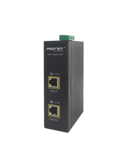 PT-PSE105G-T-24 36-72V DC IN 802.3at to Passive PoE converter