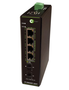 TYCON Managed Industrial 6 Port PoE++ Switch