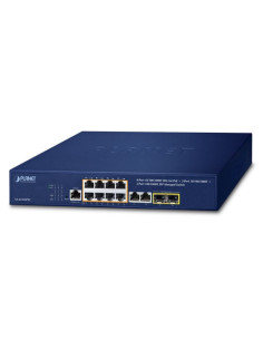PLANET GS-4210-8P2C 8-Port 10/100/1000T 802.3at PoE + 2-Port 10/100/1000T+ 2-Port 100/1000X SFP Managed Switch