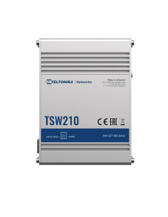 Teltonika TSW210 Industrial Unmanaged Switch 2xSFP 8xGbE 1000Mbps 7-57 VDC