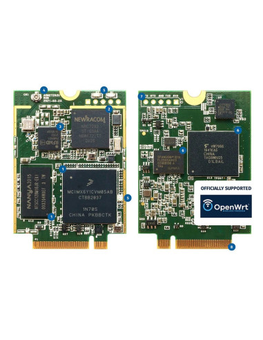 Alfa AHM27292U WiFi HaLow IEEE 802.11ah sub 1 GHz standalone M.2/NGFF B-key 3042 type Linux module