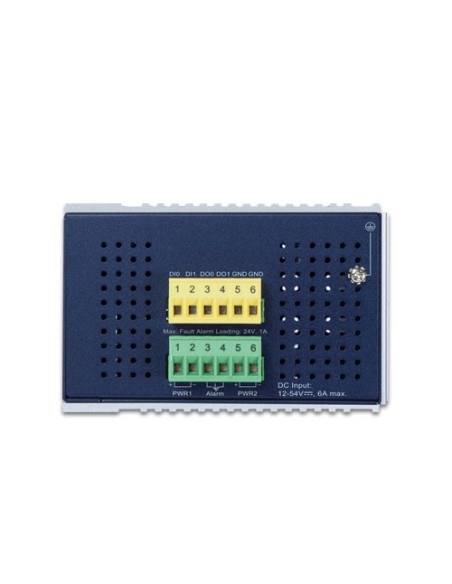 PLANET IGS-5225-8P4S-12V Industrial L2 8-Port 802.3at PoE + 2-Port SFP Managed Switch w/ 12V Booster