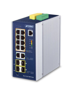 PLANET Industrial L2+ 8-Port 802.3at PoE + 2-Port RJ45 + 2-Port 1G SFP + 2-Port 2.5G SFP Managed Ethernet Switch