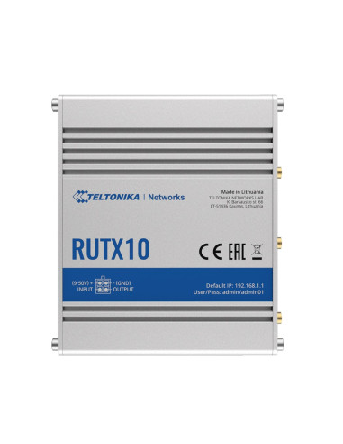 Teltonika RUTX10 4GbE Digital I/O USB 2.0 Wave-2 80.11ac Bluetooth Professional Ethernet Router
