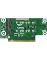 ASRock Rack RB4M2 Riser Card PCIe3.0 x16 4 M.2 M-key ( PCIe3.0 x4)