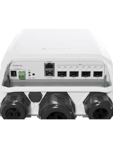 MikroTik CRS305 1x GbE + 4x 10G SFP+ FiberBox Plus Managed Outdoor Switch
