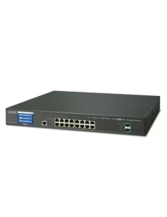 Planet GS-5220-16T2XVR L2+ 16-Port 10/100/1000T + 2-Port 10G SFP+ Managed Ethernet Switch w LCD Touch Screen and Redundant Power