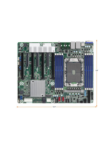 ASRock Rack SPC621D8 ATX Intel Xeon DDR4 DIMM PCIe M.2/SATA RJ45 IPMI Server Motherboard