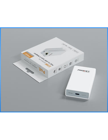 Procet PT-PTC-D-AT | Buy Procet PT-PTC-D-AT AT PoE Adaptor Type-C 23W | WISP Australia