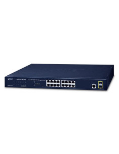 PLANET 16-Port RJ45 + 2-Port SFP Managed Gigabit Switch